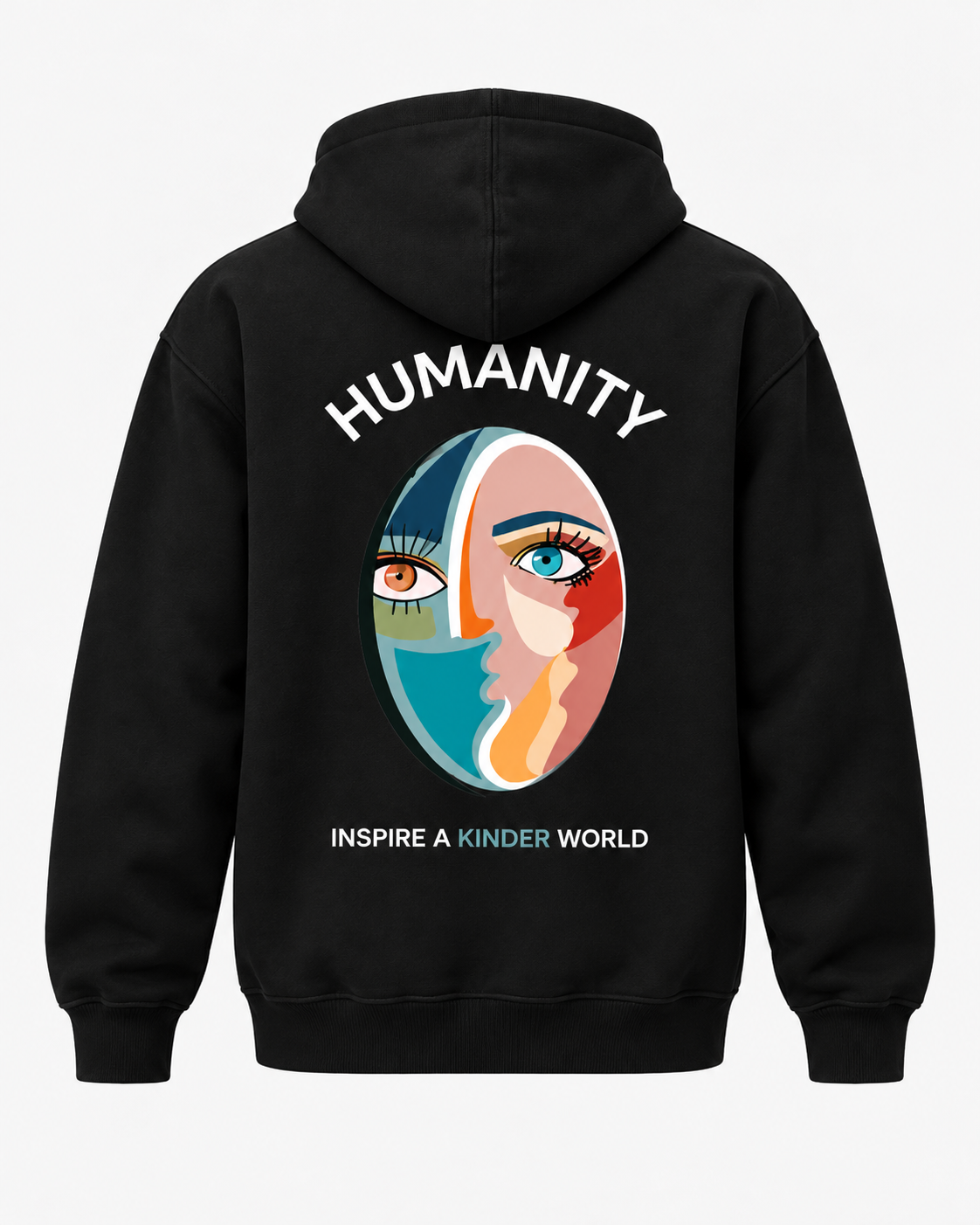 Humanity Unisex Longsleeve Hoodie - Image 3